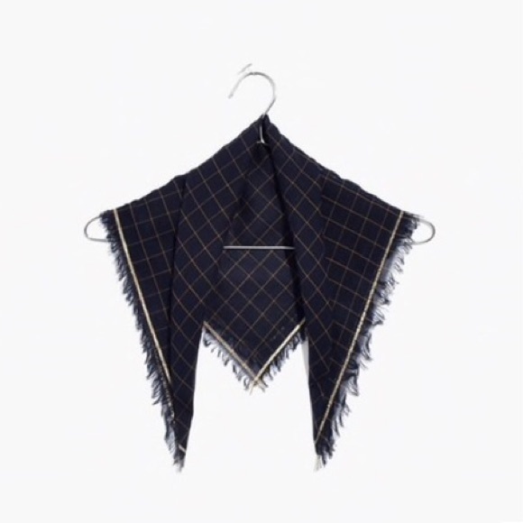 Madewell Accessories - Madewell windowpane bandana